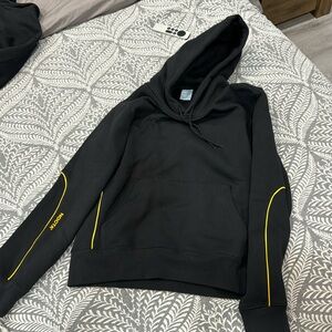 Nike Nocta Drake Hoodie Size L Mens NRG Black Yellow Trim Casual Logo